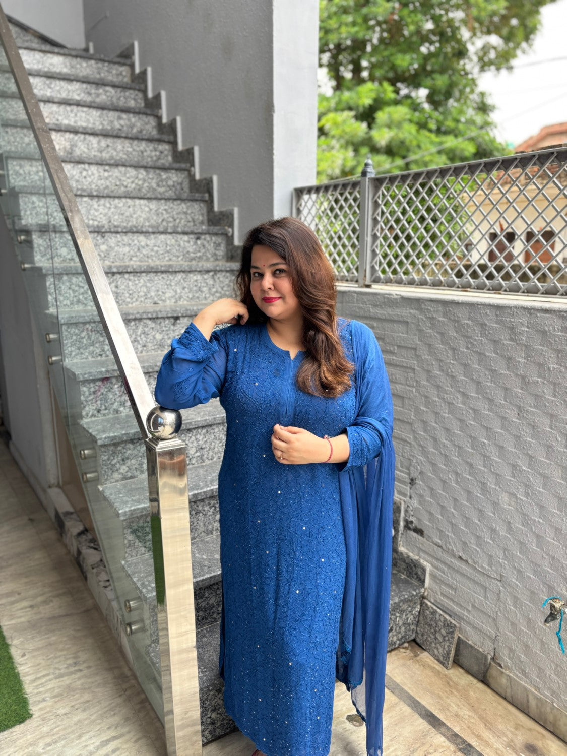 Image of Kashish Blue Kurta Set