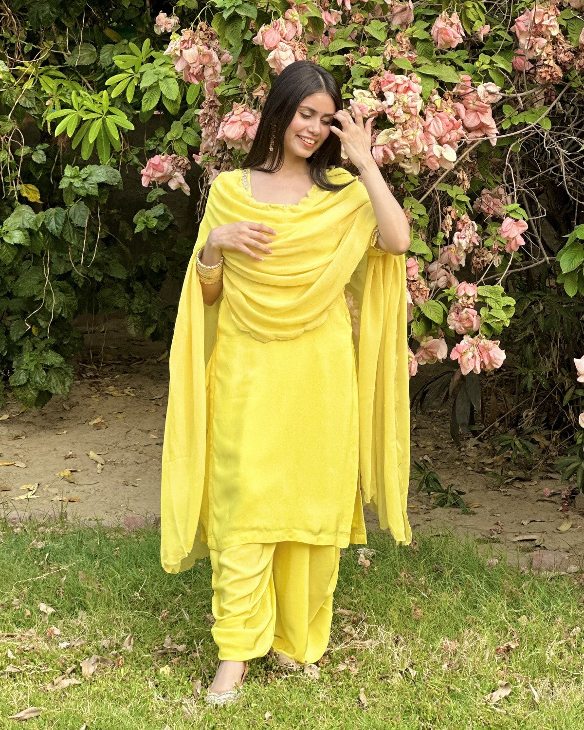 Basanti Patiala Suit